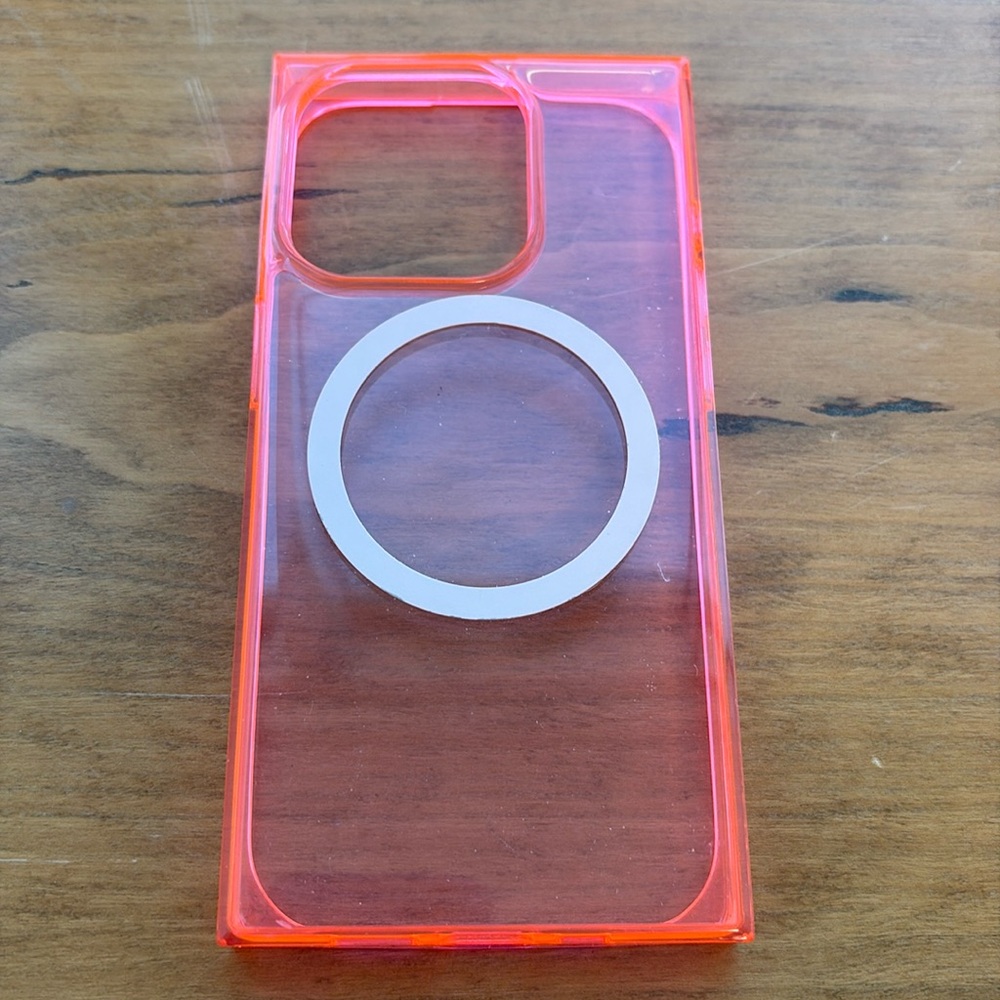 Flaunt iPhone 15 Pro case neon pink